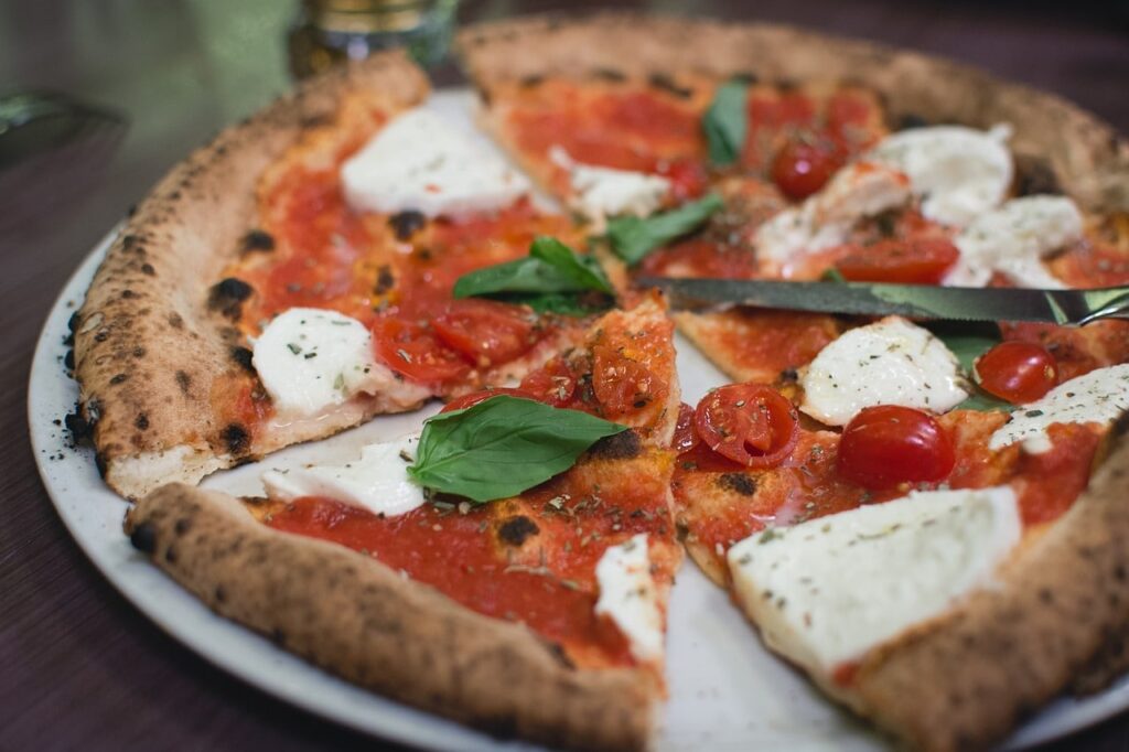 Pizza Margherita vegan & glutenfrei